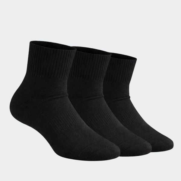 Benation Quarter Half Terry Socks x 3 25300-01