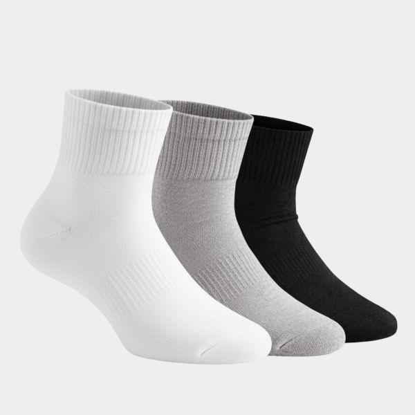 Benation Quarter Half Terry Socks x 3 25300-050