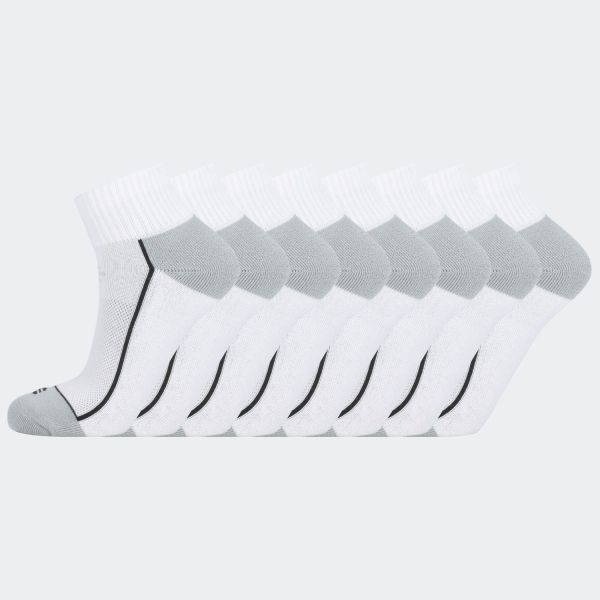 Endurance Avery Quarter Socks x 8 E232540-1002A