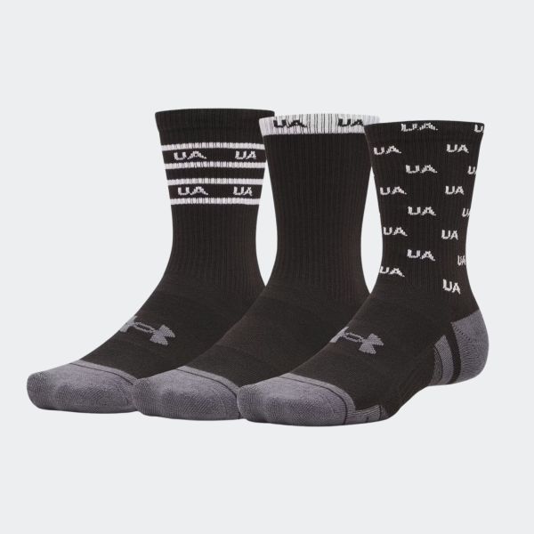 Under Armour Performance Tech Crew Socks x3 1379515-004