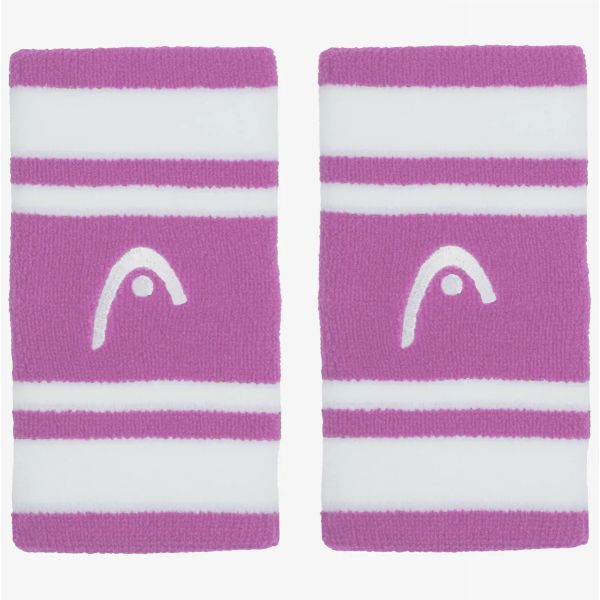 Head Striped Tennis Wristbands 5" x 2 285875-ZIWH